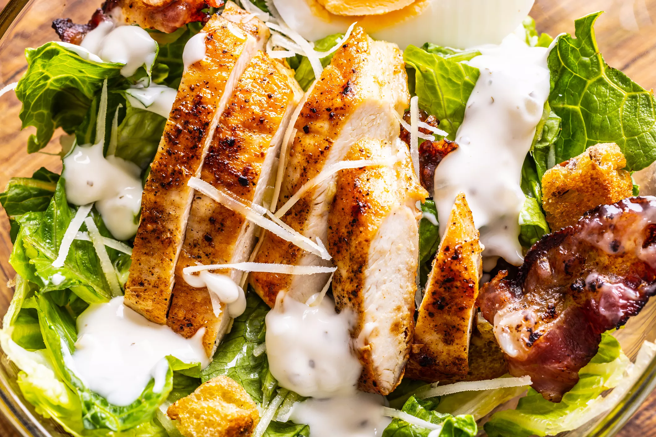 salade cesar au ppoulet