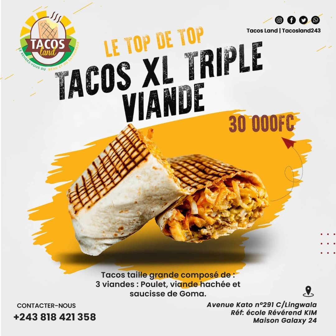 Trop  top Triple viande XL