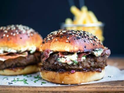 Blue Cheese Burger + Frites + Boisson