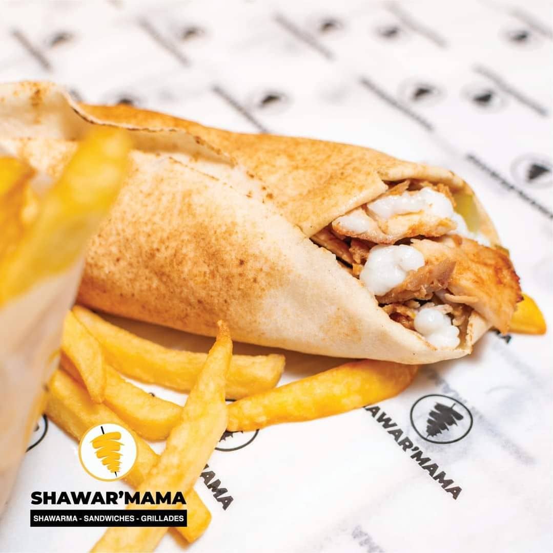 Shawarma poulet libanais