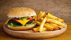 Hamburger + Frites