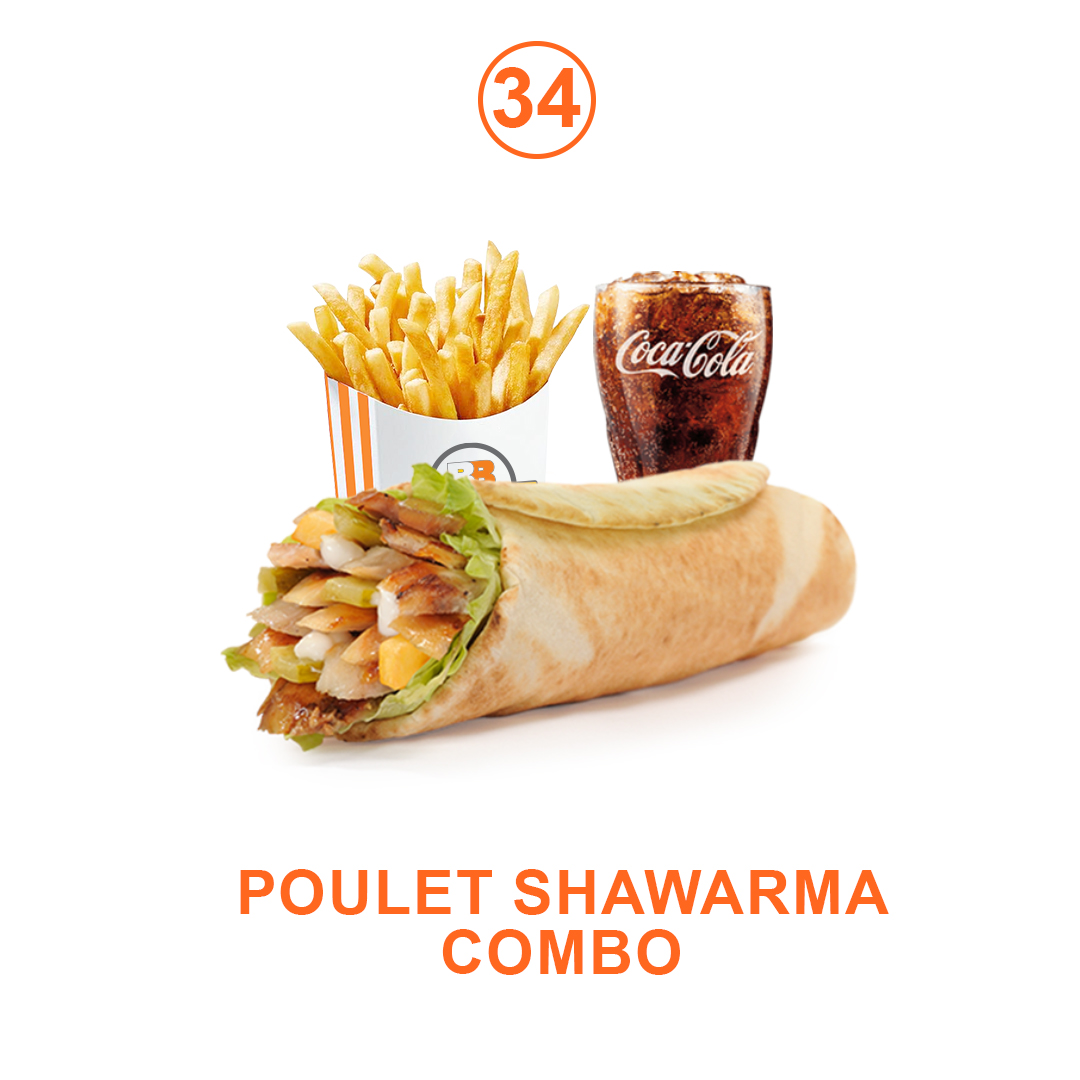 SHAWARMA POULET COMBO