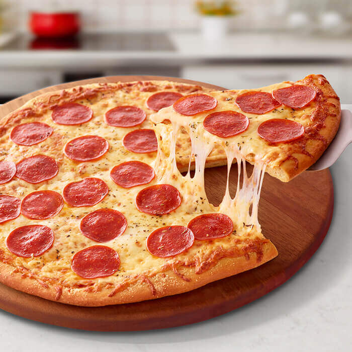 pizza au ppeperoni simple