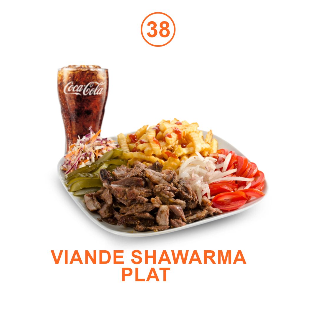 SHAWARMA VIANDE PLATE
