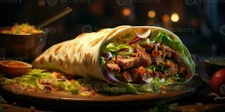 Chawarma a la viande sandwich