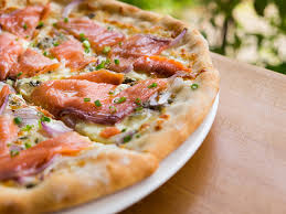 pizza au saumon fume petit