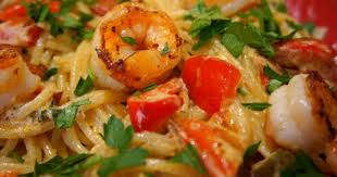 carbonara aux crevettes