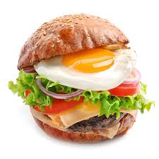 Eeg burger sandwich