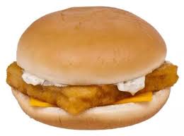 Fish burger sandwich