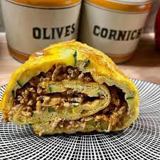 omelette a la viande