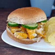 Chicken breast burger