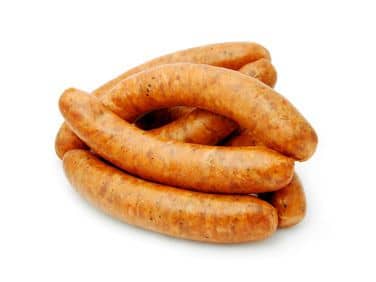 Saucisses fraîches + frites