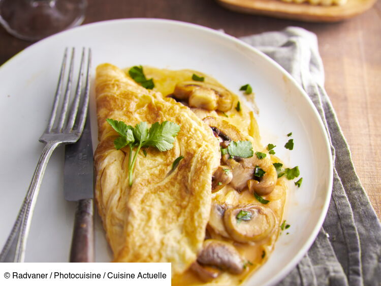 omelette au fromage