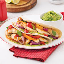 fahita poulet plat