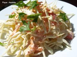 SALADE DE CHOUX A LA MAYONNAISE
