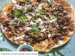 Manakich viande hachee