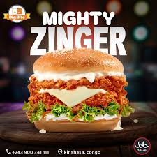 mighty zinger sandwich