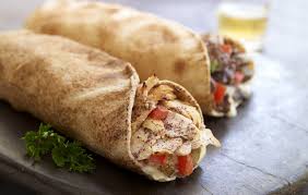 chawarma au poulet sandwich